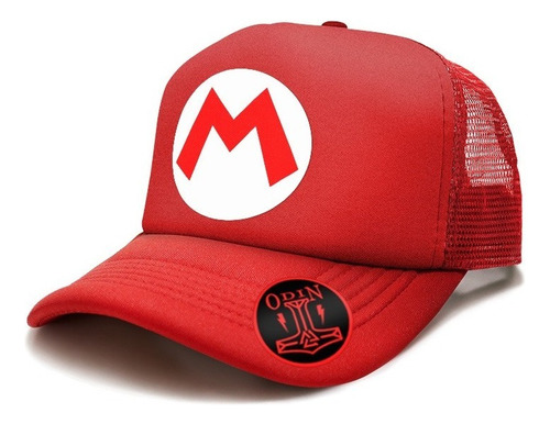 Gorra Trucker Personalizada Logo Wario Mario Bros