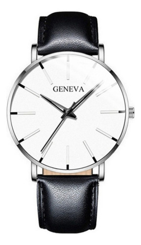 Reloj De Cuarzo Casual De Acero Impermeable Para Hombre
