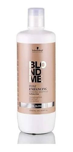 Schwarzkopf Blondme Tone Enhancing Shampoo X 1000 Ml