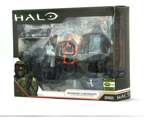 Halo Jazwares Set: Banished (desterrado) Checkpoint (Reacondicionado)