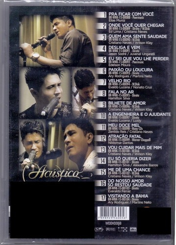 Dvd Cristiano Neves - Pra Ficar Com Você / Acústico