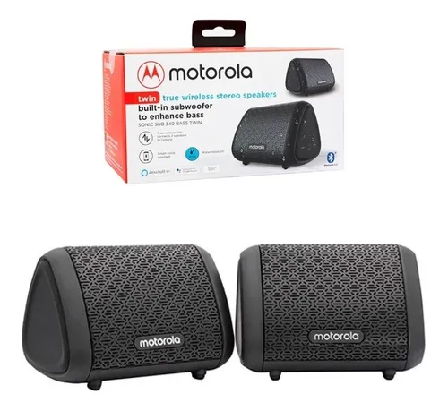 Kit Dos Parlante Bluetooth Sonic Sub 340 Motorola Kit Dos Parlante Bluetooth Sonic Sub 340 Motorola