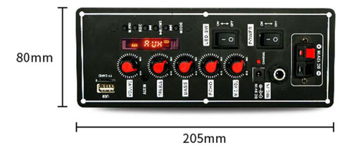 Módulo De Placa De Decodificación Mp3 2x10w Dc 9v Módulo