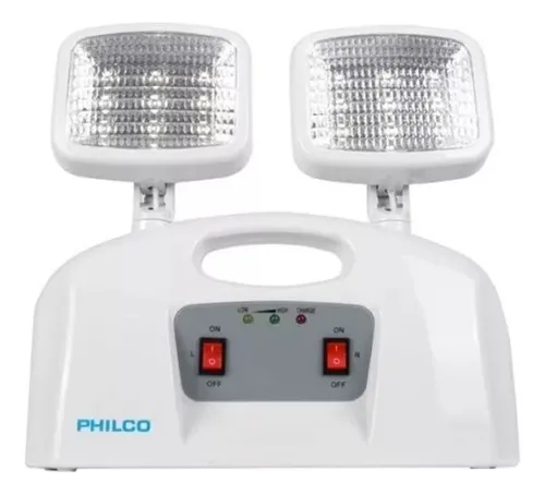 Lampara Led De Emergencia 2 Focos Philco At58