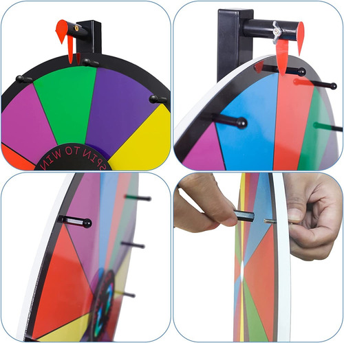 Hooomyai Prize Wheel Pegs & Red Pointer Replacement Kit Spin