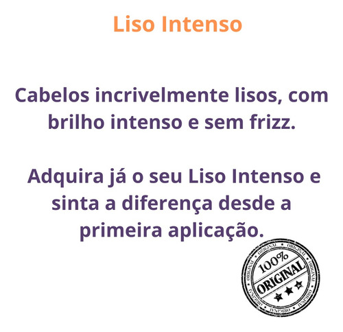 Liso Intenso Shampoo Cond Máscara E Leave In Eudora