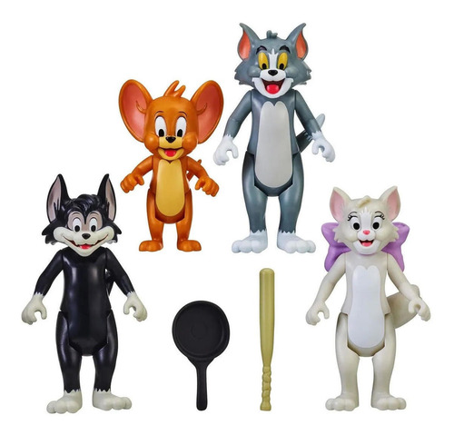 Tom Y Jerry - Amigos - Pack 4 - Figura - Imexporta