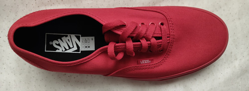 Vans Authentic True Red Unisex Color Rojo Talla 26.5 (Usado)