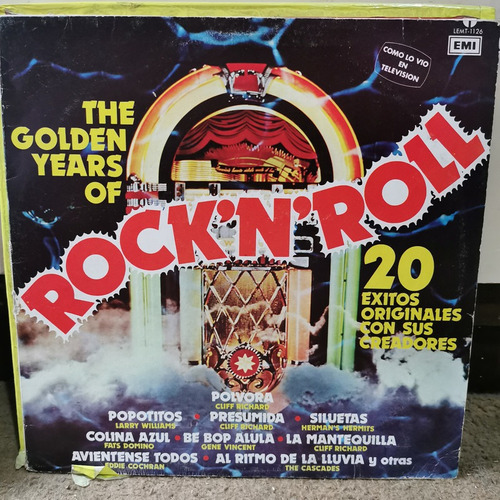 Disco Lp The Golden Years Of Rock- 20 Exitos