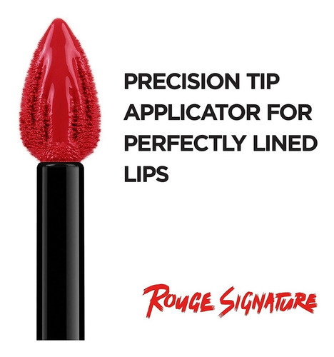 Lápiz labial líquido exclusivo de Loréal Rouge con efecto mate Color 422 Don't