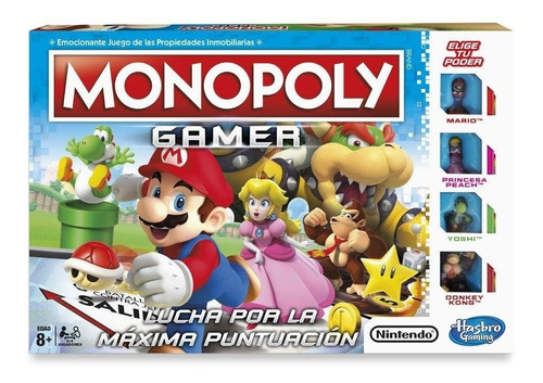 Monopolio Monopoly Gamer Mario Bros Original Nuevo Español