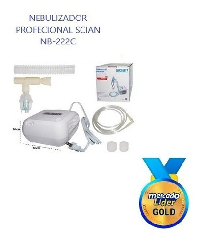 Nebulizador Profesional Con Máscara Para Adultos Y Niños Iva