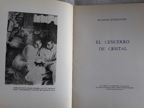 Imagen 7 de 7 de El Cencerro De Cristal Ricardo Güiraldes Edi Rivolin 1983
