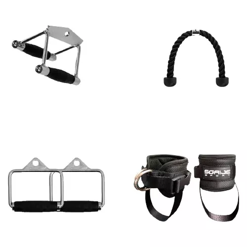 Accesorios De Maquina Gym Set De Manerales Y Grillete Polea