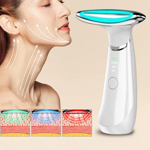 Masajeador Facial Para Tensar El Cuello Con Dispositivo 3 En | Cuotas sin  interés