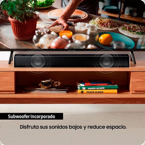 Barra De Sonido Samsung Hw-t400 80 Watts 2ch Mp3 Bt 2 Woofer