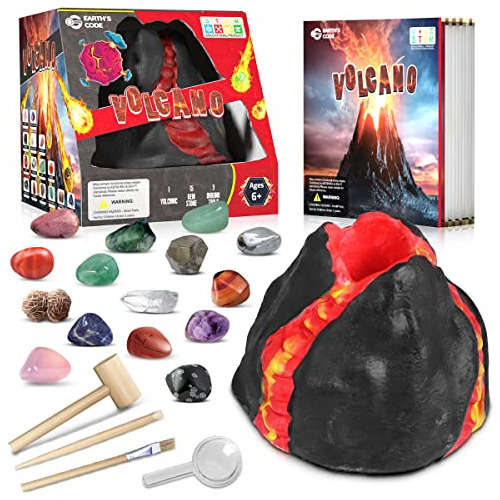 Mega Gemstone Dig Kit - Desenterrar 15 Piedras Preciosa...