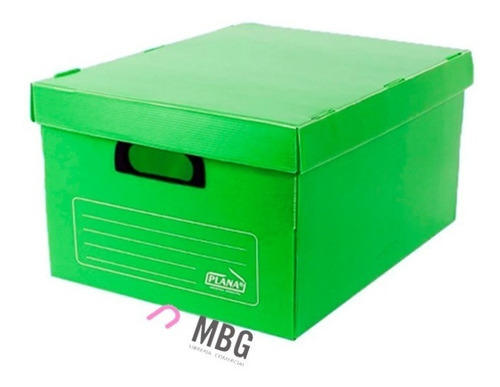 Imagen 1 de 2 de Caja Archivo Plástico C/tapa Plana 804 45,5x35,5x25,5 Mbg