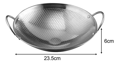 Frigideira Chinesa Wok Condução De Calor Desenho Wok