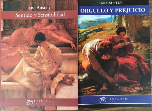 2 Libros Jane Austen Orgullo Prejuicio Sentido Terramar 