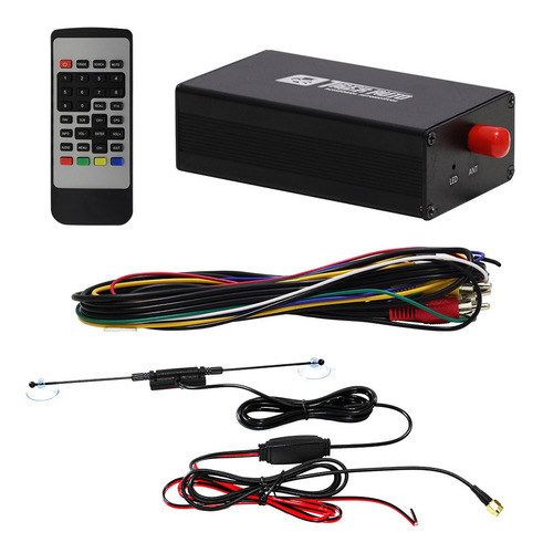 Receptor Antena Tv Digital Dvd/mp5 Automotivo Kit P/carro 