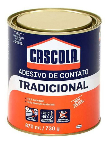 Adesivo De Contato Tradicional 730g Cascola