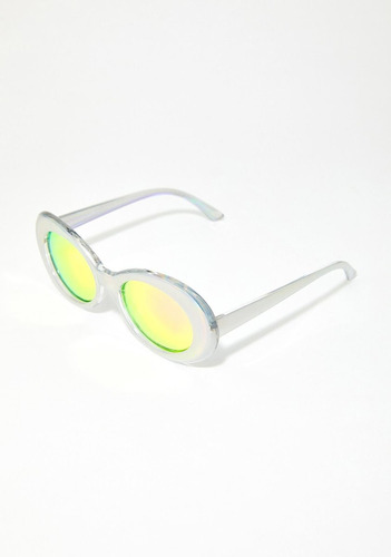 Lentes Sol Marco Holografico Tornasol Moda Mujer Dolls Kill