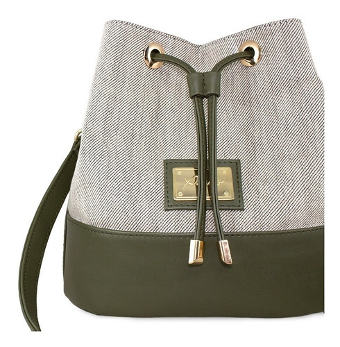 Imagen 5 de 5 de Bolsa Pawo Modelo Vega Color Verde Militar