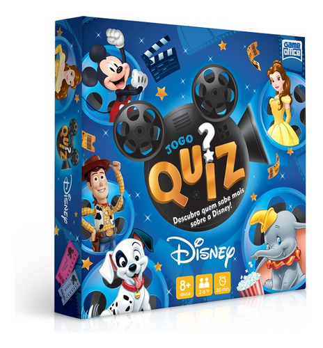 Jogo Divertido Quiz Disney Toyster Brinquedos 