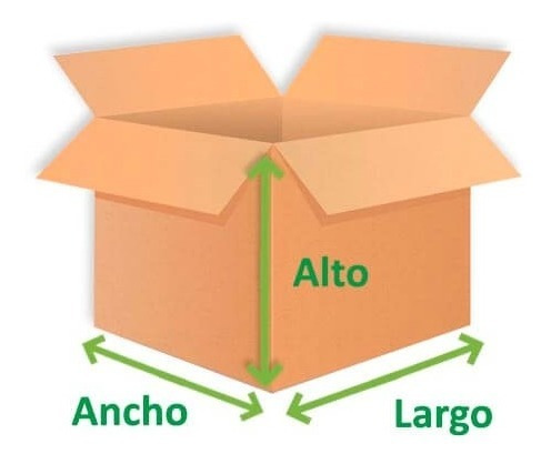 Cajas De Cartón Corrugado 30,5 X 22,5 X 19,5 Cm Alto