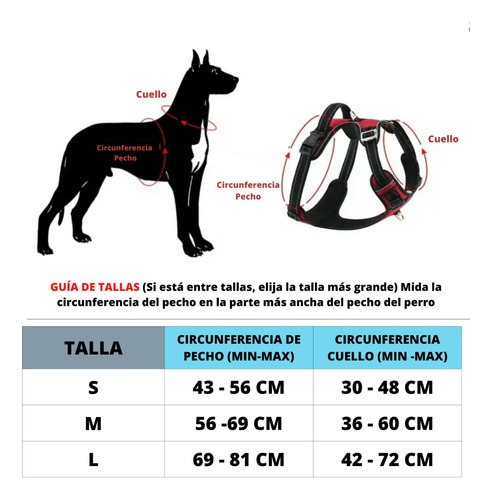Arnés Antitirones Perro Chico Mediano Grande Pechera Comoda Rosa Grande Rumapet