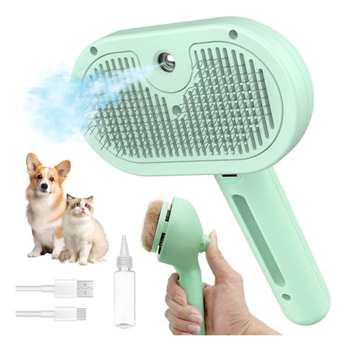 Cepillo De Vapor Para Mascotas Para Muda Cepillo De Pelo Con