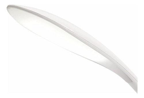 Lampara Escritorio Flexible Luz Led Control Tactil Usb Cts Estructura Blanco Pantalla Blanco