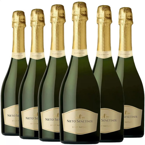 Champagne Nieto Senetiner Brut Nature 750 Pack Caja X6