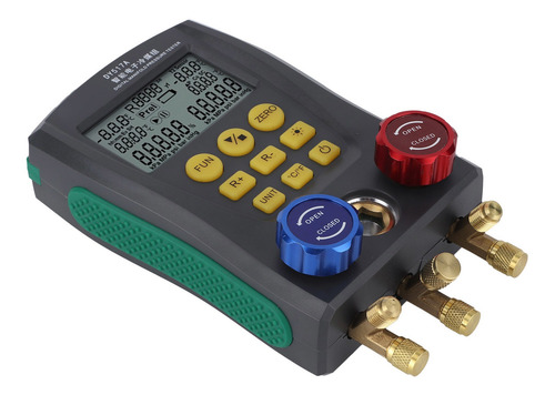 Medidor De Presión De Refrigeración Digital Con Colector De
