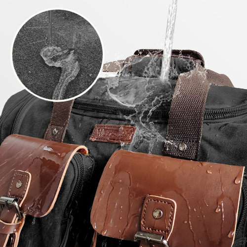 Bolsa De Viaje Wildroad De Lona Encerada, Expandible, 60 L