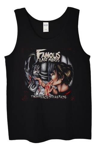 Polera Musculosa Famous Last Words Two Face Rock Abominatron