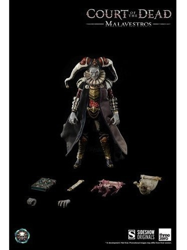 Malavestros Threezero Court Of The Dead Action Figure Nuevo