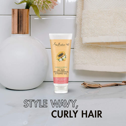 Gel De Cabelo Sheamoisture Frizz Control Papaya And Neroli 2