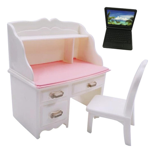 5 Juego De Muebles De Escritorio En Miniatura Para 5 Piezas