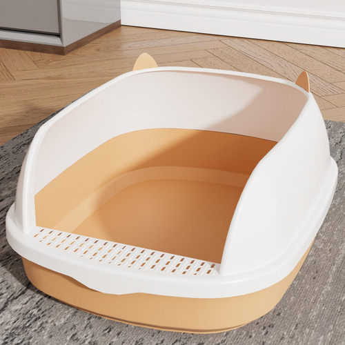 Cajas De Arena Para Gatos Gatos De Interior Bedpan Rosa S
