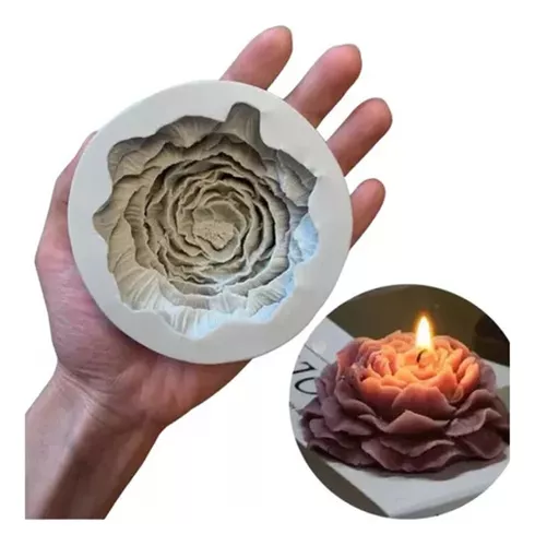 Molde de silicona para velas de flores de peonía grande 40L30 – Repostería  Mayorista