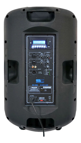 Caixa Ativa 12 1000w Usb/sd E Bt. Md-12 Dsp - Soundcast Cor Preto 110v/220v