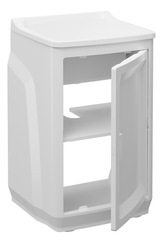 Gabinete Com Tanque Lavandeira Plástico Gtq0 Branco Astra