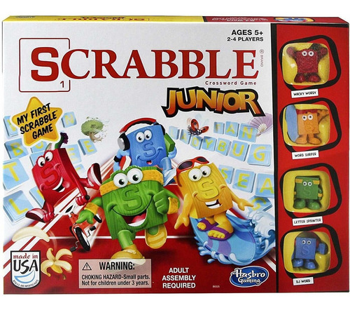 Juego De Mesa Juego De Scrabble Junior, , Multicolor Fr80jm