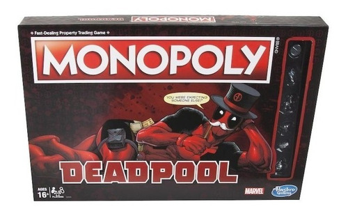 Hasbro Marvel Monopoly Deadpool Edition Game