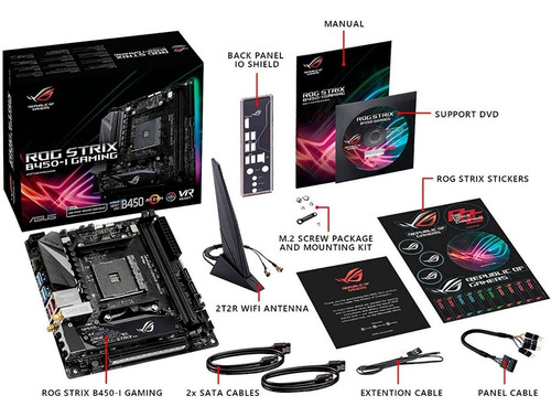 Tarjeta Madre Asus Rog Strix B450-i Gaming Socket Am4 Ddr4