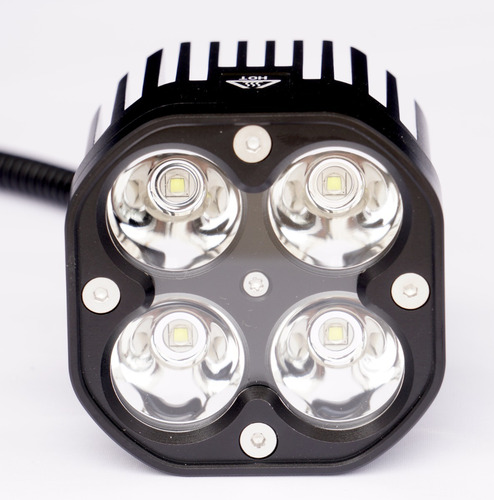 Imagen 4 de 8 de Faros Auxiliares Para Moto Sercomoto Sm4123 4leds 60w