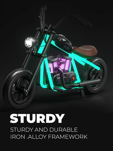 Hyper Gogo Motocicleta Eléctrica Para Niños, Verde Aguacate