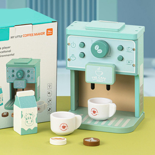 8 Uds. De Juguetes De Madera Para Niños, Juego De Café De Y
